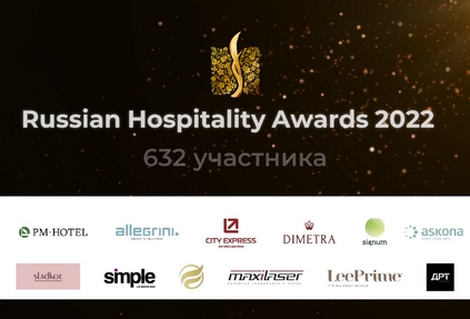 632 номинанта подали заявки на премию Russian Hospitality Awards 2022